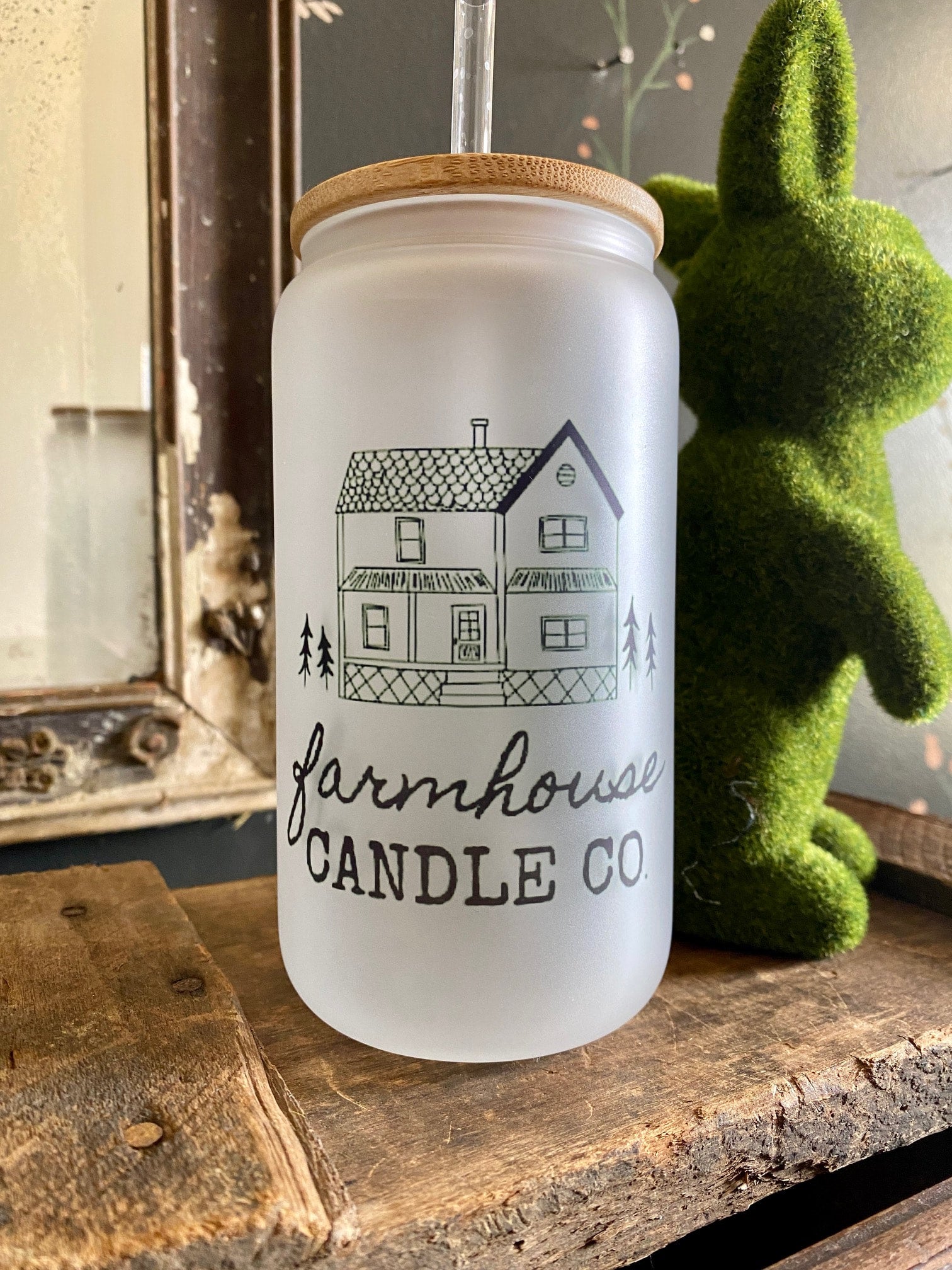 Milkhouse Candle Company 16oz Glitter Jar